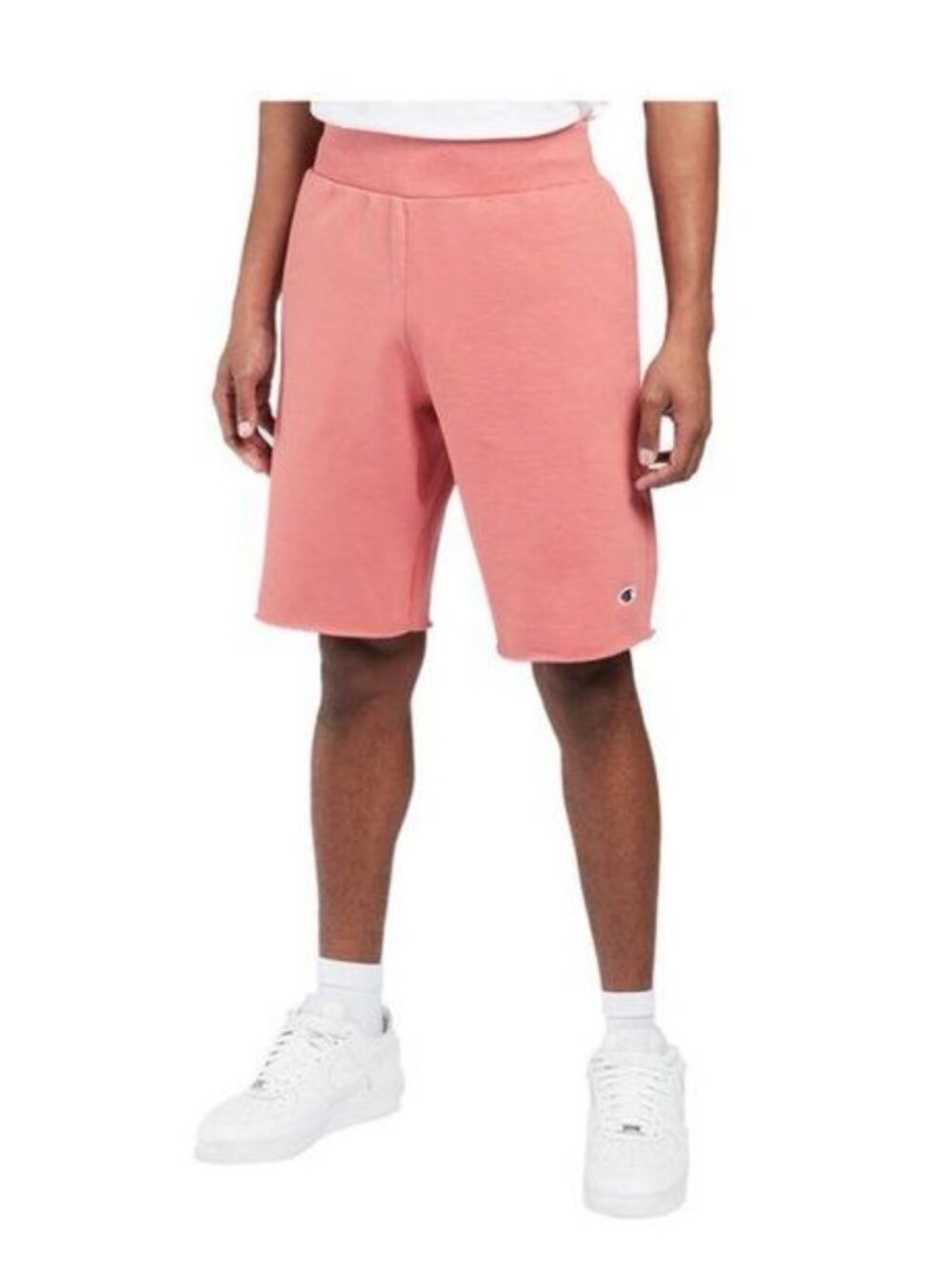 Champion C-Life Reverse Weave Cut Off Siesta Pink Men's Shorts - Small